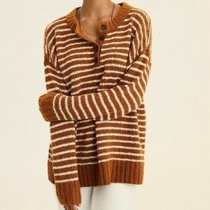 American Eagle Jegging Striped Sweater
